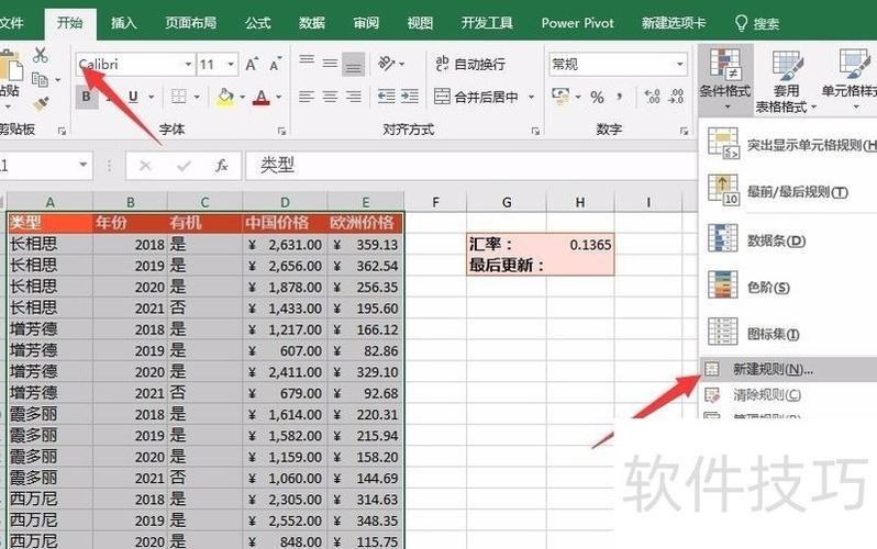 单元格自动变色怎么取消