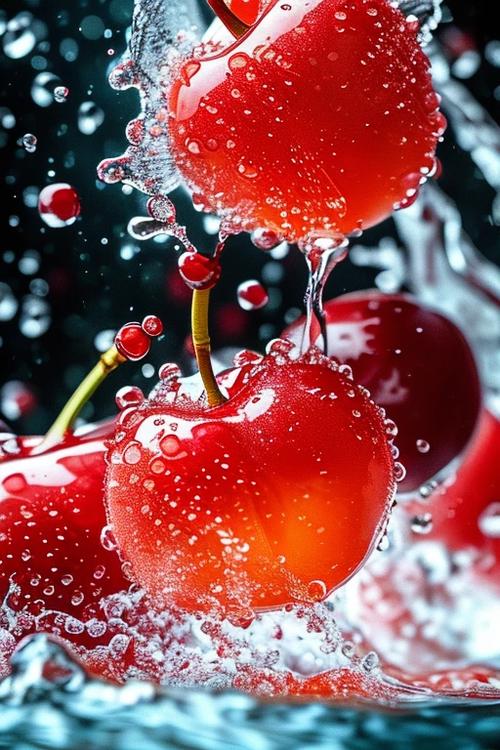 拿水滴拿水果