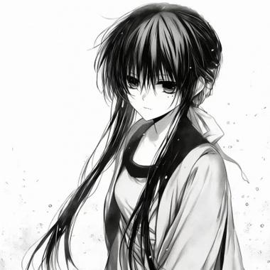 黑白女头动漫