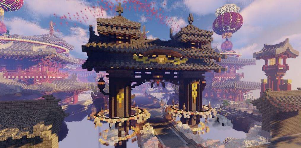我的世界建筑图纸中国风截图