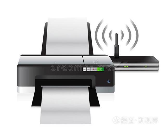 老式打印机连接路由器图标