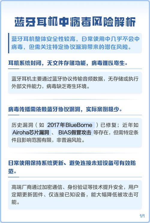 蓝牙耳机会传播病毒吗