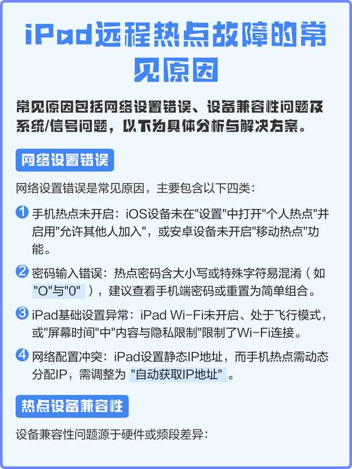 苹果远程热点故障怎么回事