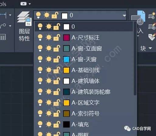 cad图层有什么用