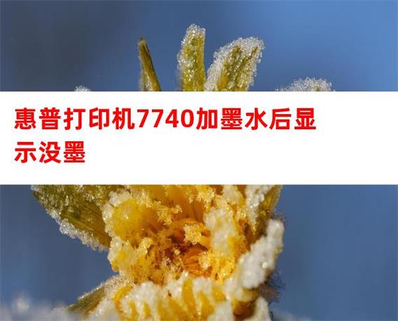 惠普打印机加墨水后仍然显示缺墨缩略图