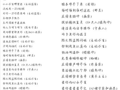 第五人格昵称截图