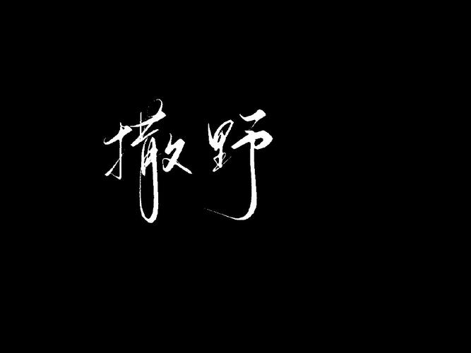 黑底白字的图片