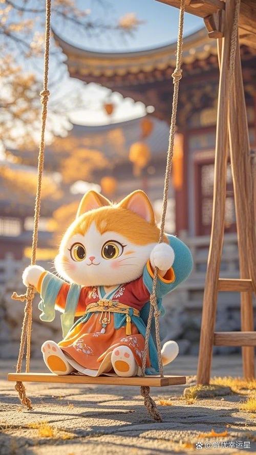 穿汉服的猫图标