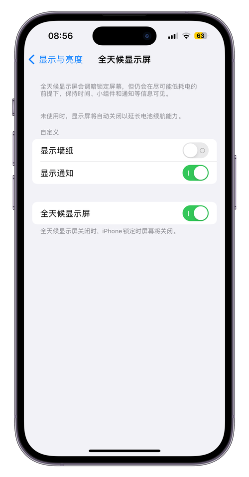 苹果13有全天候显示屏吗截图