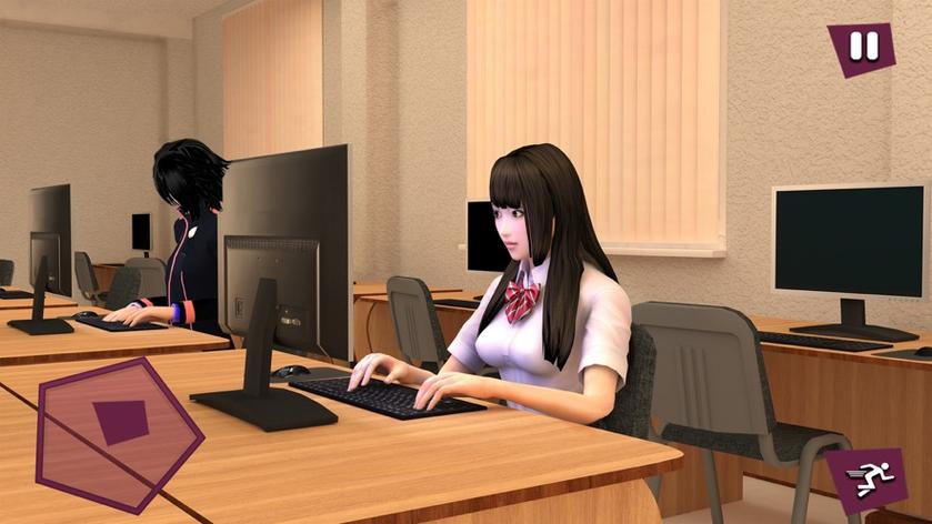 动漫高学校女孩模拟器3d版游戏图标