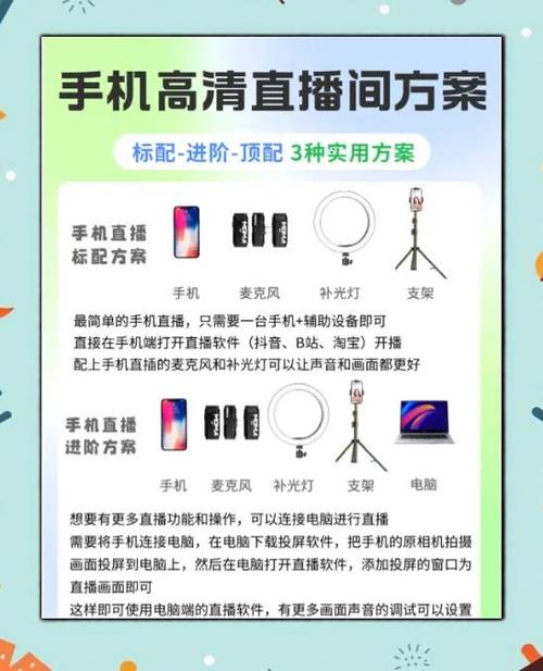 直播为啥要用两个手机