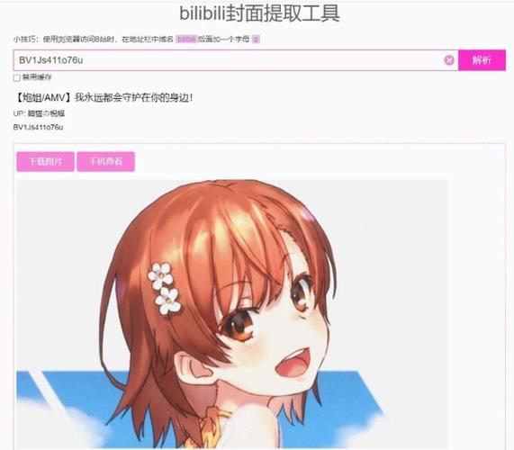 哔哩哔哩封面提取网站图标