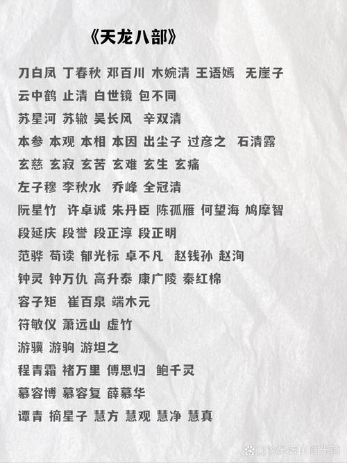 金庸群侠传取名对应键