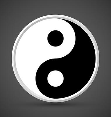 emoji太极符号图标