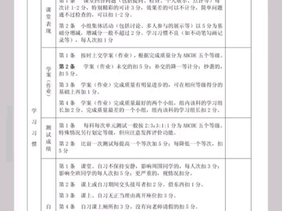 高中综合素质评价填写模板