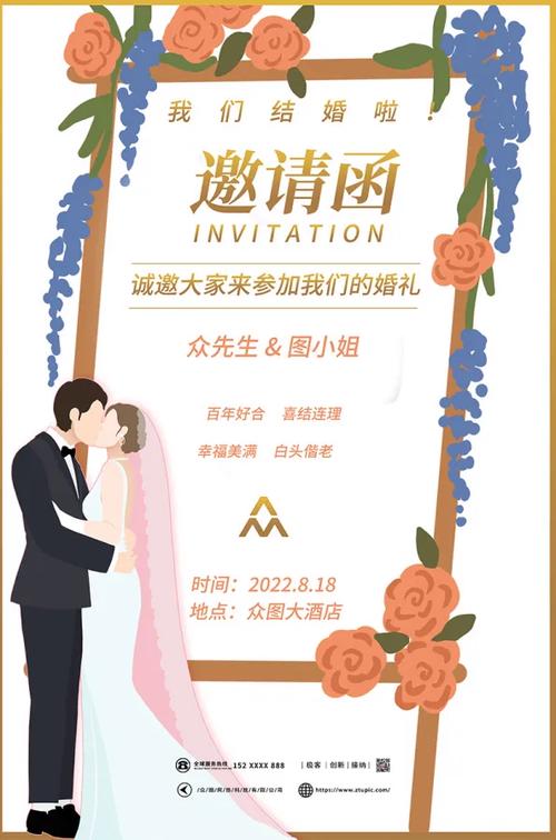 结婚朋友圈邀请函