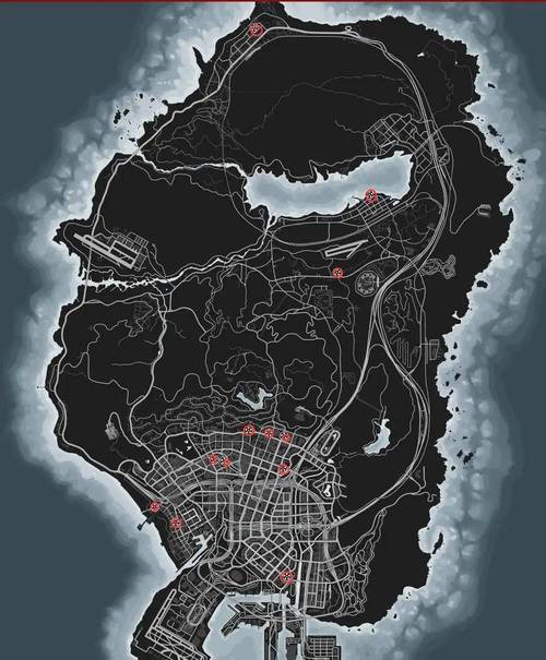 gta5地图位置截图