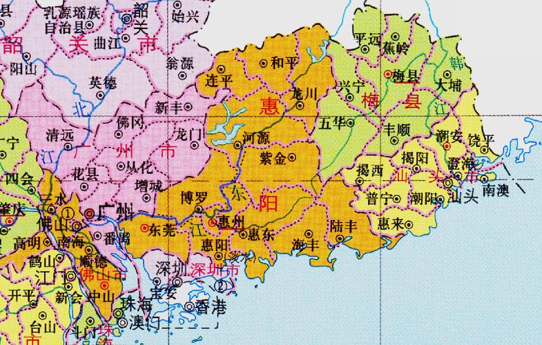 广东揭阳市地图全图