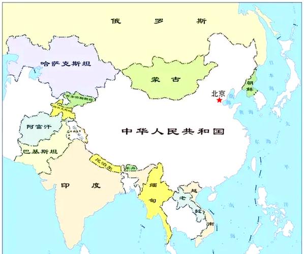 中国南面的邻国