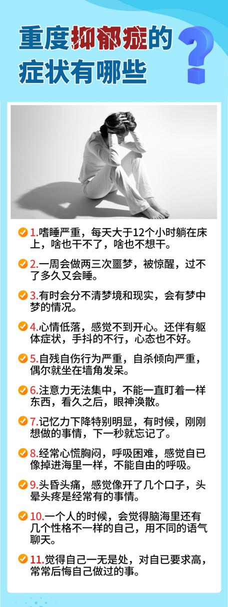 抑郁症有什么特征表现