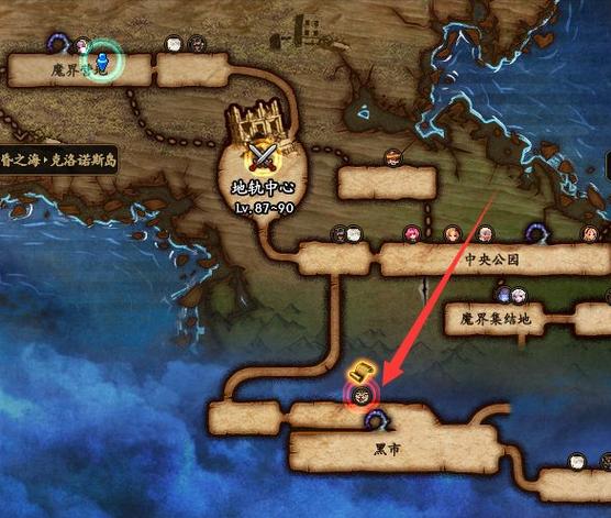 魔域黑市副本入口在哪图标