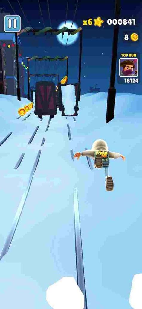 subwaysurf雪地变速版截图