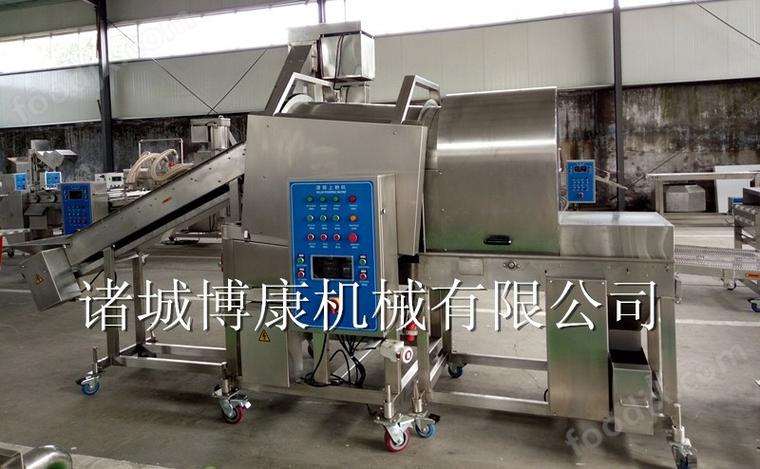 鱼鳞状鸡米花滚筒上粉机