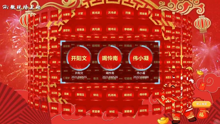 年会抽奖奖品清单