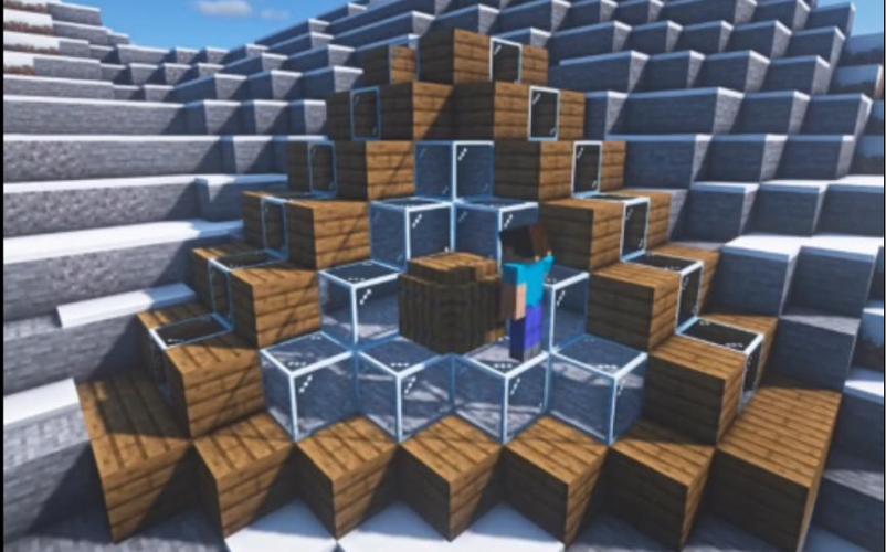 我的世界生存山洞建筑