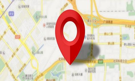 当前位置定位地图显示图标