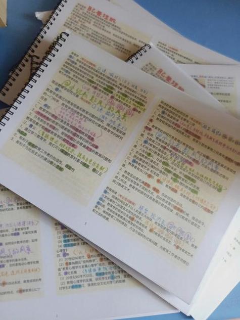 三色荧光笔学霸笔记法