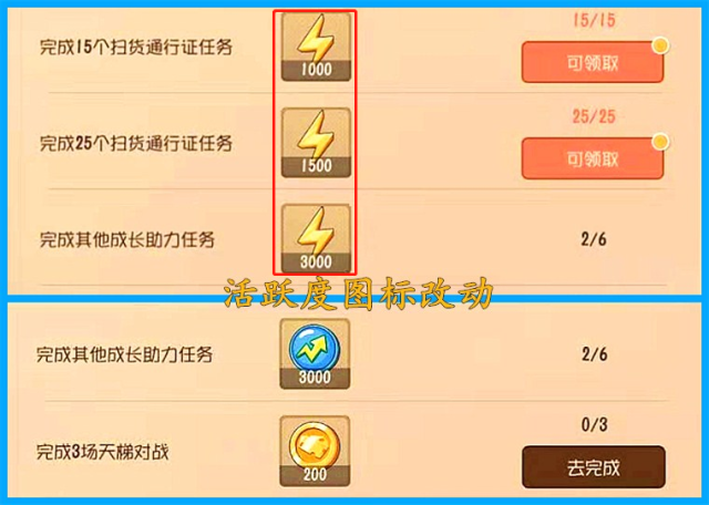 口袋版活跃度怎么到100
