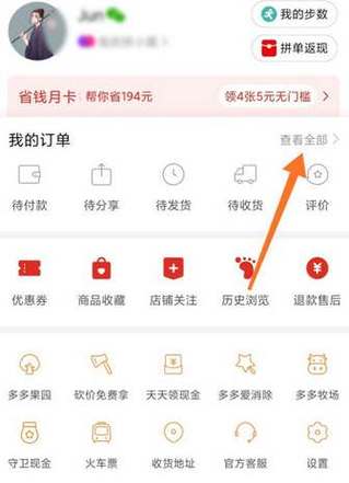 怎样查看自己在拼多多上花了多少钱