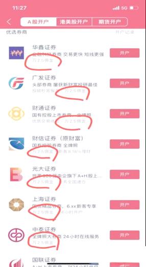 同花顺 佣金