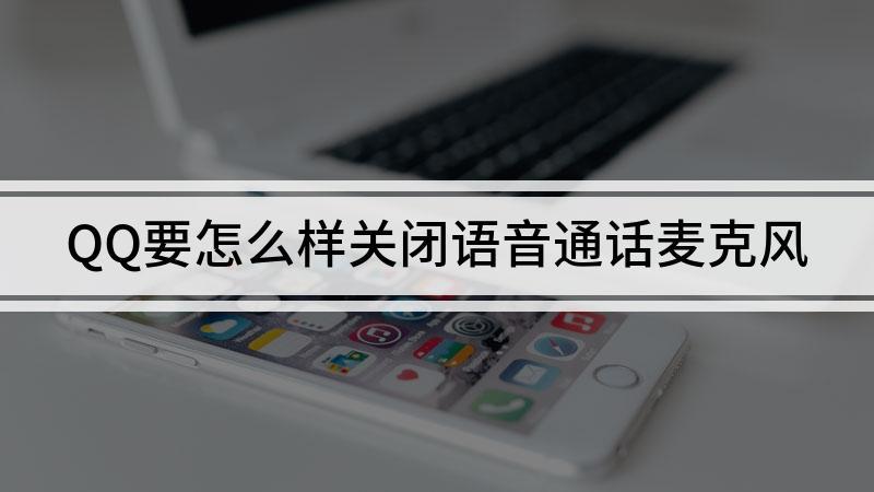 QQ语音怎么禁麦截图