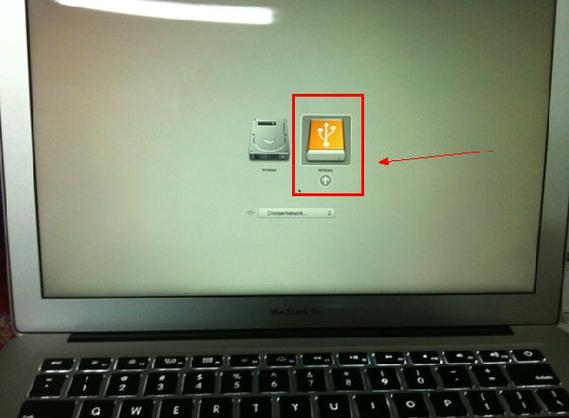 MacBookAir进U盘启动