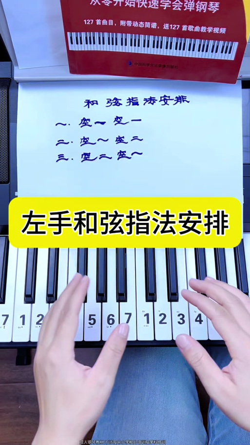 电子琴指法口诀 示意图缩略图