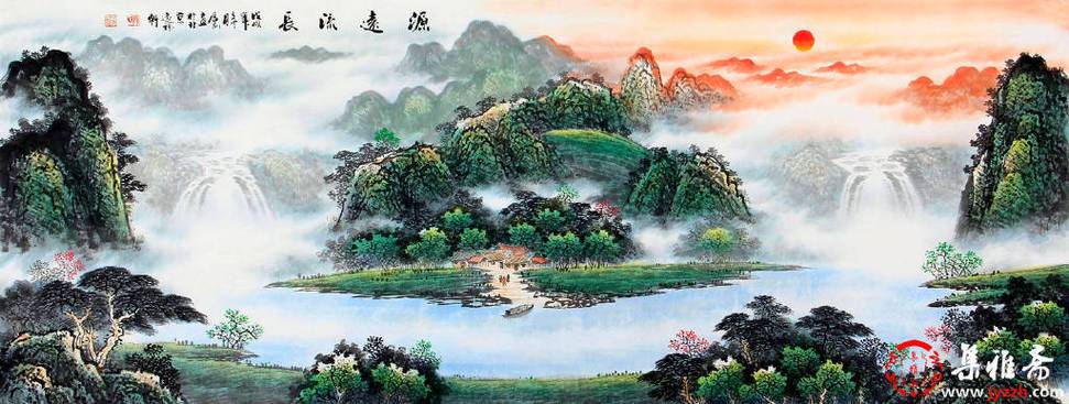 客厅挂什么画好