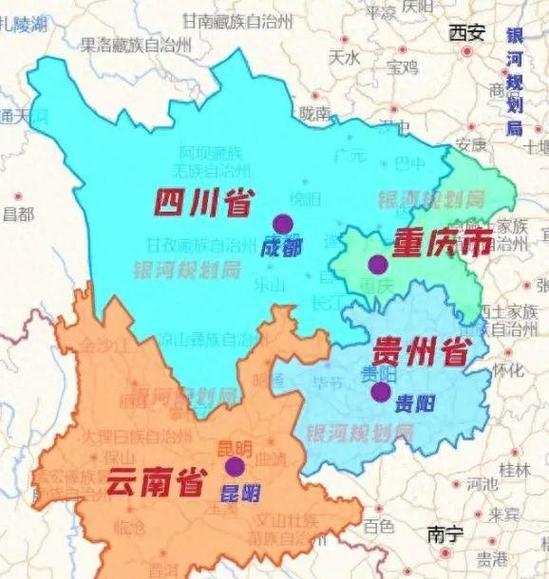 云贵川地图高清版可放大截图