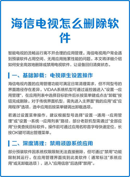 海信电视应用怎么删除图标