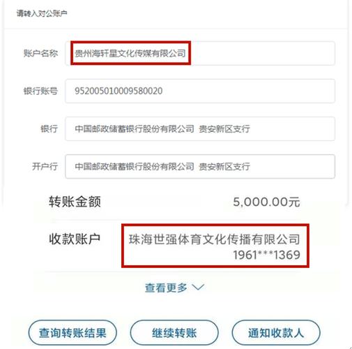 微信转账到对公账户游戏截图