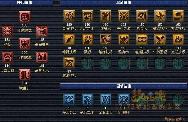 化生寺5个特技搭配