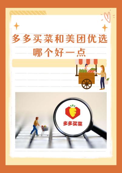 多多买菜和美团买菜图标