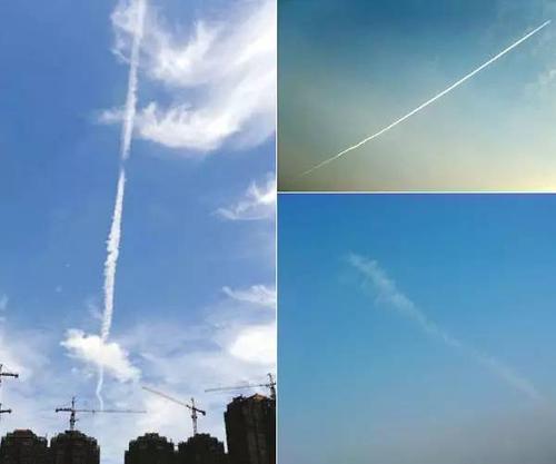 天空上飞机飞过怎么还有烟那是什么