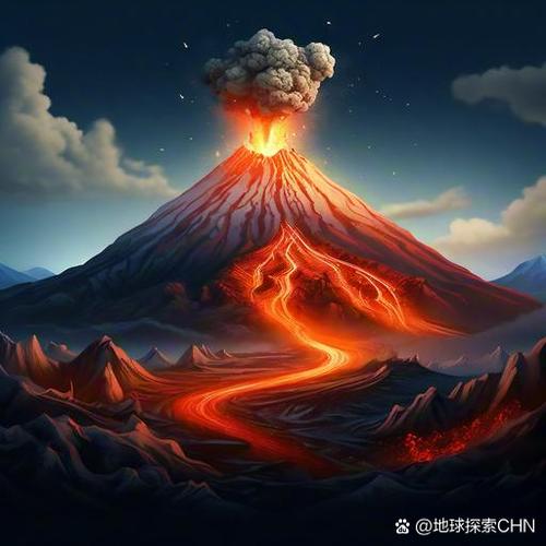 火山爆发图片图标