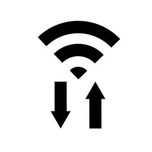 wifi只有一边箭头截图