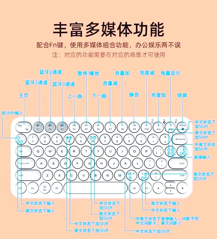 b.o.w无线键盘使用说明