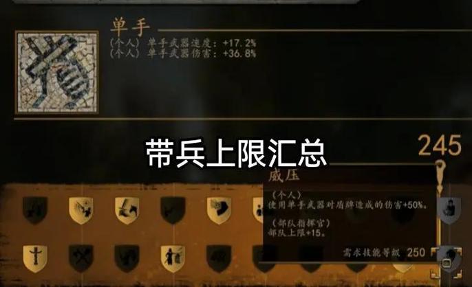 骑砍2开局加点图标