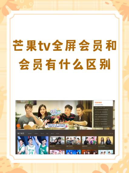 芒果tv和湖南台的区别