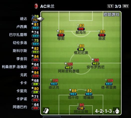 pes2013大师联赛其他欧洲队